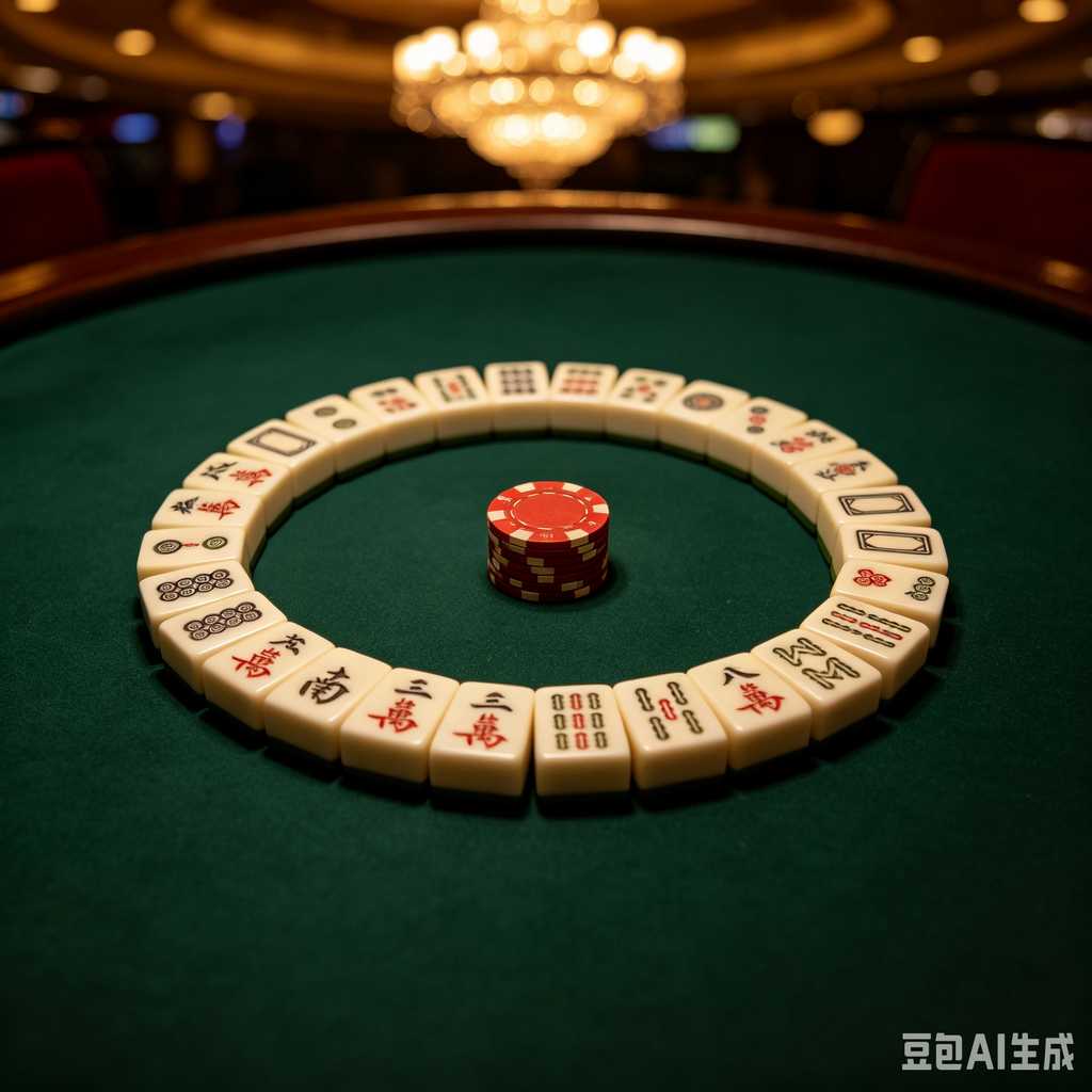 decorative text mahjong set